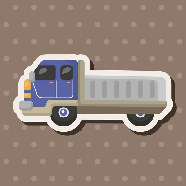 Elementos temáticos camión — Vector de stock