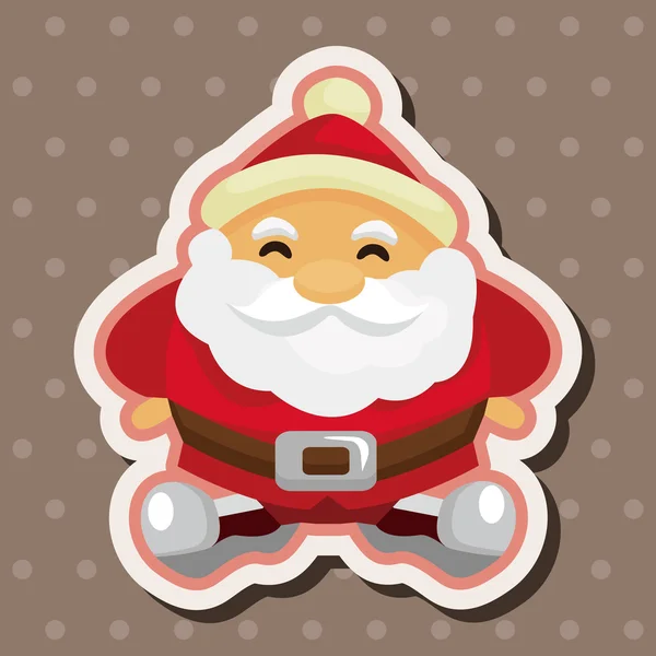 Santa claus éléments de thème — Image vectorielle