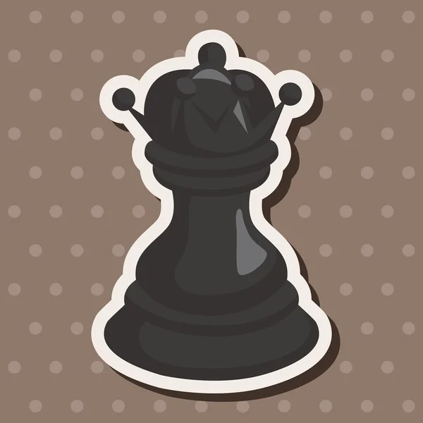 Elementos do tema xadrez —  Vetores de Stock