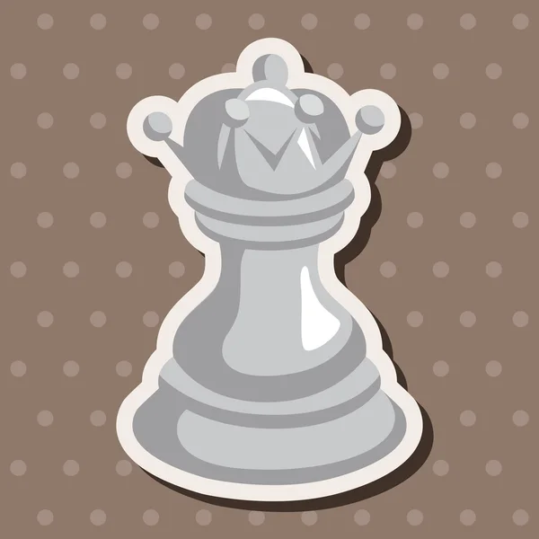 Éléments de thème d'échecs — Image vectorielle