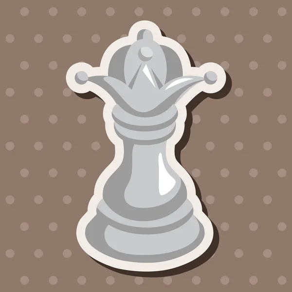 Éléments de thème d'échecs — Image vectorielle