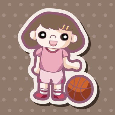Basketbol oyuncu Tema öğeleri 