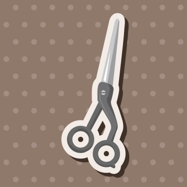 Saç ürünleri Tema makas öğeleri