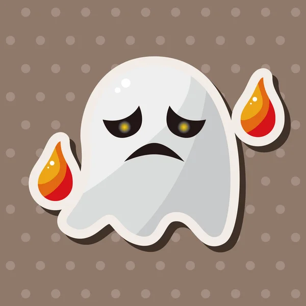 Ghost thema-elementen — Stockvector