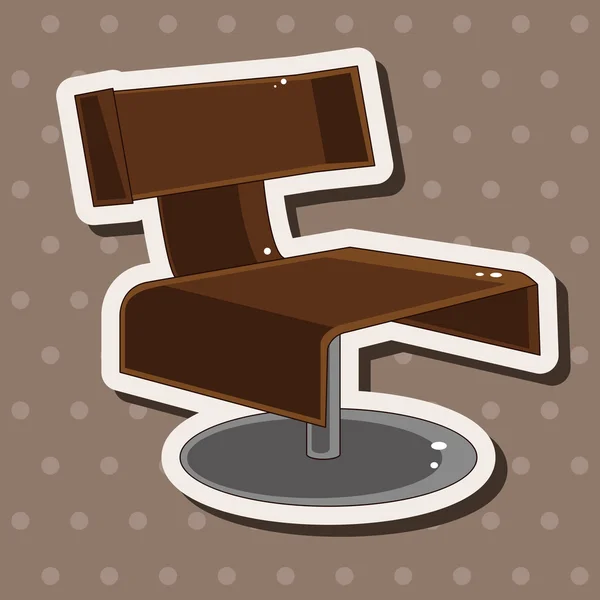 Chair theme elements — Stock Vector