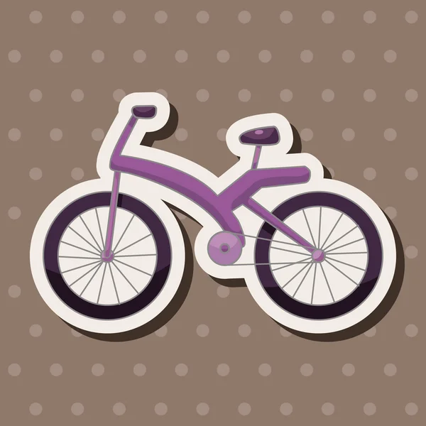 Transport rowerów tematu elementów — Wektor stockowy