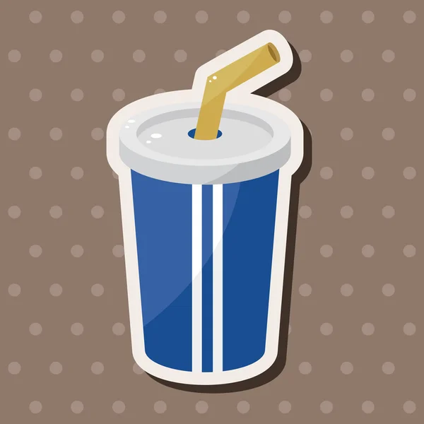 Soda drinks theme elements — Stock Vector
