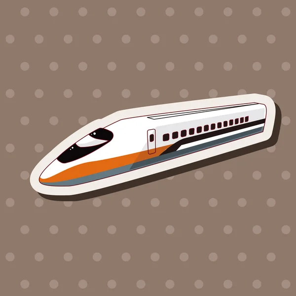 Transport tåg temaelement — Stock vektor