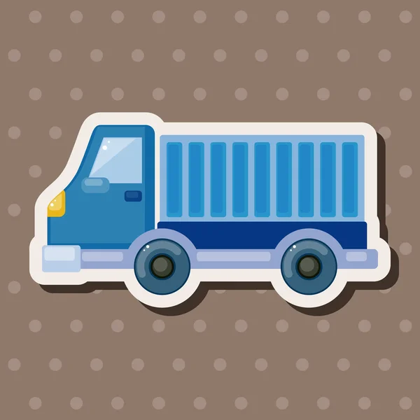 Truck theme elements — Stock Vector