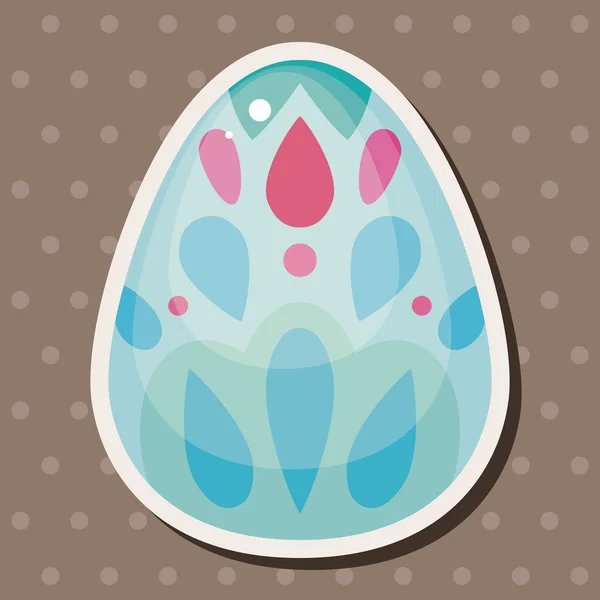 Éléments thème oeuf de Pâques — Image vectorielle