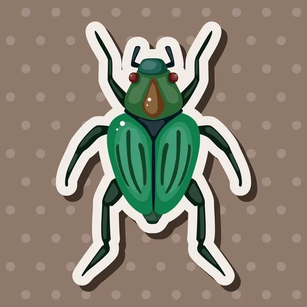 Bug cartoon elementen — Stockvector