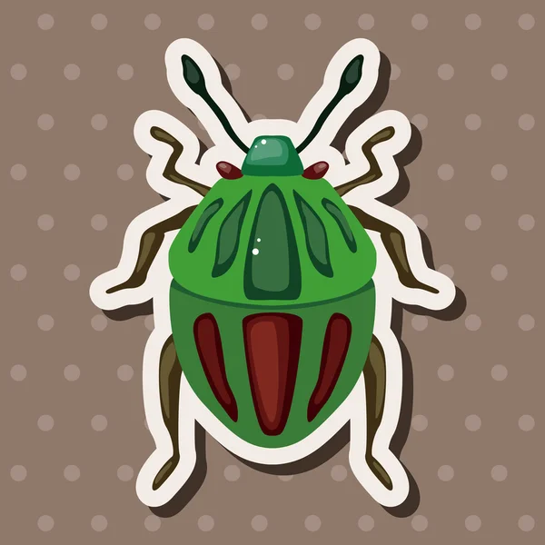 Bug elemente de desene animate — Vector de stoc