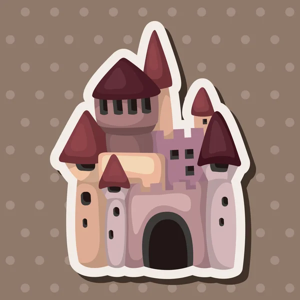 Elementos temáticos castillo — Archivo Imágenes Vectoriales