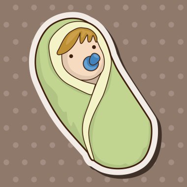 kişi karakter bebek Tema öğeleri