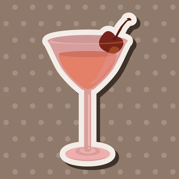 Juice drink temaelement — Stock vektor