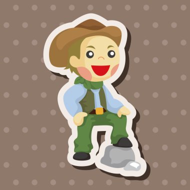 kovboy Tema öğeleri