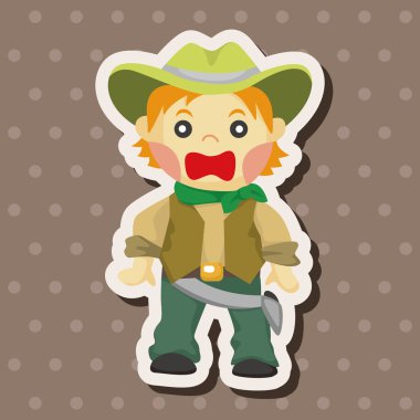 kovboy Tema öğeleri