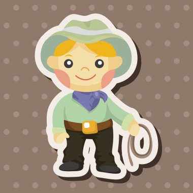 kovboy Tema öğeleri