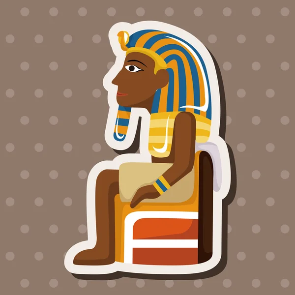 Éléments pharaon thème — Image vectorielle