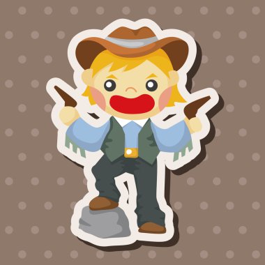 kovboy Tema öğeleri