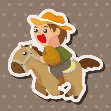 kovboy Tema öğeleri