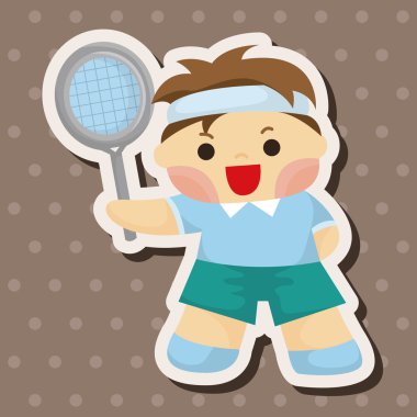 Tenis oyuncu Tema öğeleri