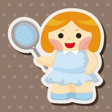 Tenis oyuncu Tema öğeleri