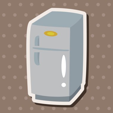 Ev aletleri Tema buzdolabı öğeleri