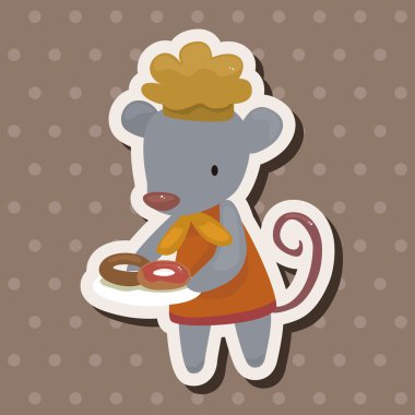 hayvan fare Şef çizgi film Tema öğeleri