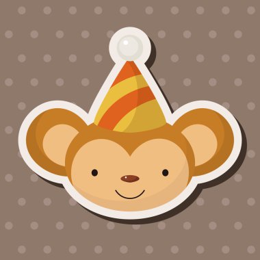 hayvan maymun çizgi film Tema öğeleri