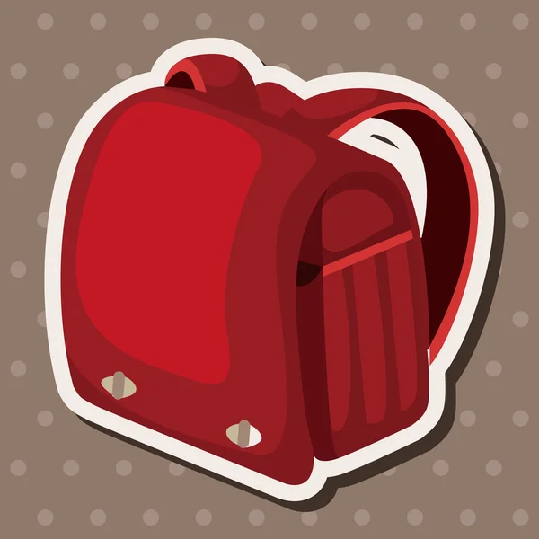 Bolsa de viaje elementos temáticos — Vector de stock