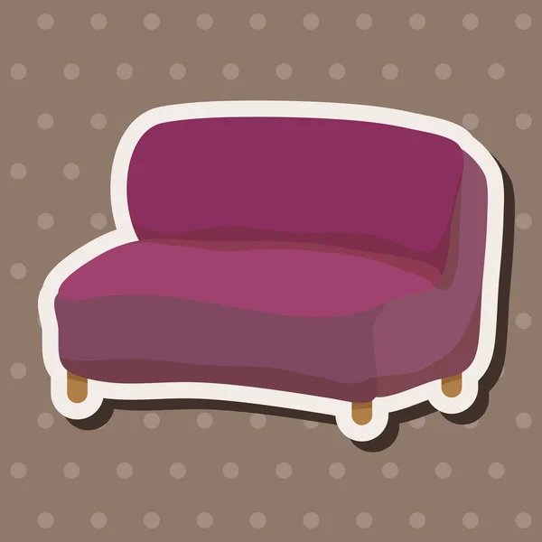 Éléments thème chaise — Image vectorielle