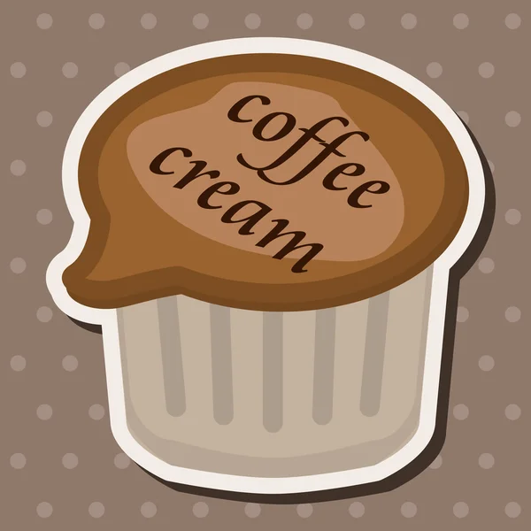 Koffie-partner thema-elementen — Stockvector
