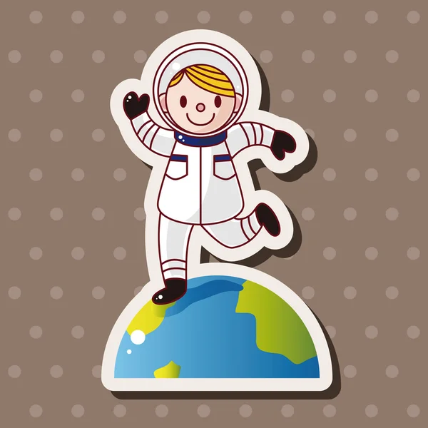 Weltraum-Astronauten-Themen — Stockvektor
