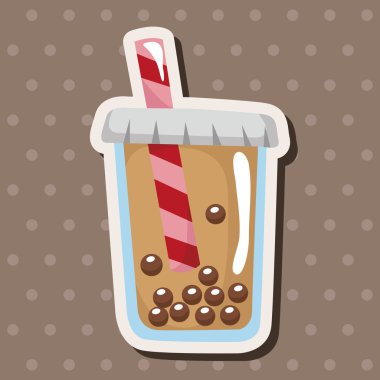 kabarcık çay içecek Tema öğeleri