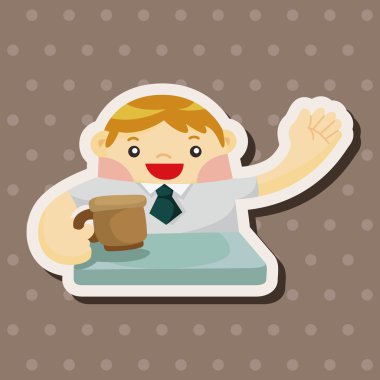 iş insanlar Tema öğeleri vektör, eps