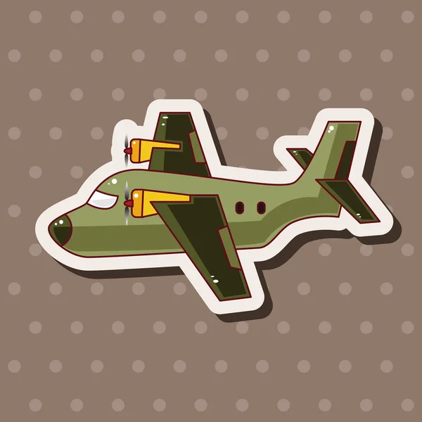 Transportation airplane theme elements — Stock Vector