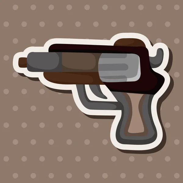 Arma arma tema elementos — Vector de stock