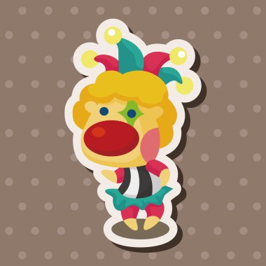 sirk palyaço Tema öğeleri