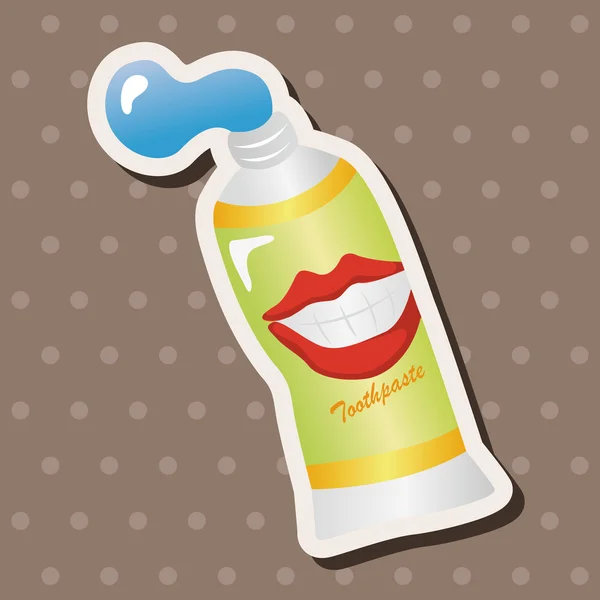 Toothpaste theme elements — Stock Vector