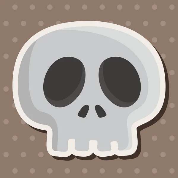 Éléments de thème crâne — Image vectorielle