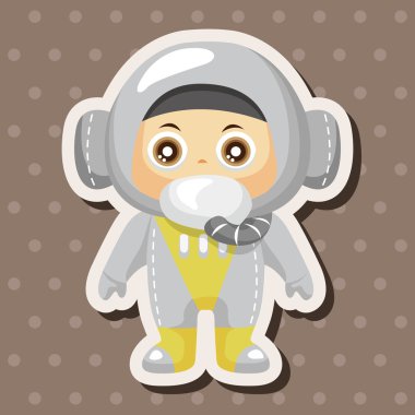 Uzay astronot Tema öğeleri