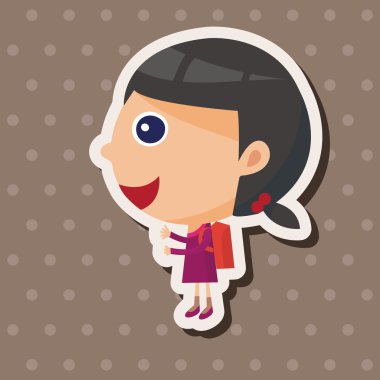 Öğrenci çizgi film Tema öğeleri