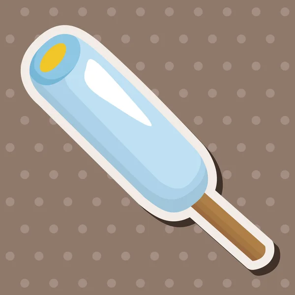 Helados elementos de dibujos animados tema — Vector de stock