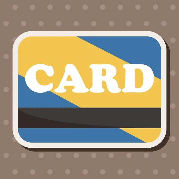 Elementos temáticos do cartão de crédito —  Vetores de Stock
