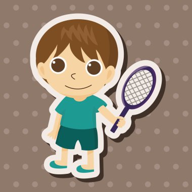 Tenis oyuncu Tema öğeleri