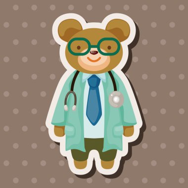 hayvan ayı doktor çizgi film Tema öğeleri