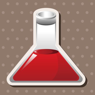 Test tüpleri ve kadehler Tema öğeleri