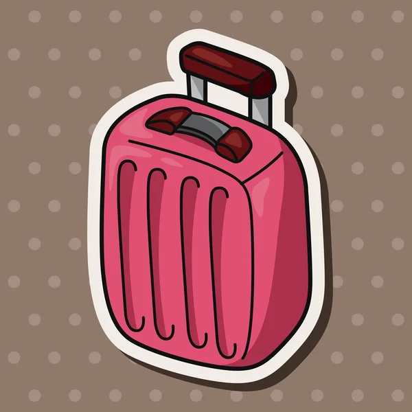 여행 가방 테마 요소 — 스톡 벡터