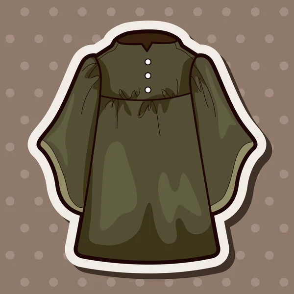 Vestido de juez tema elementos — Vector de stock